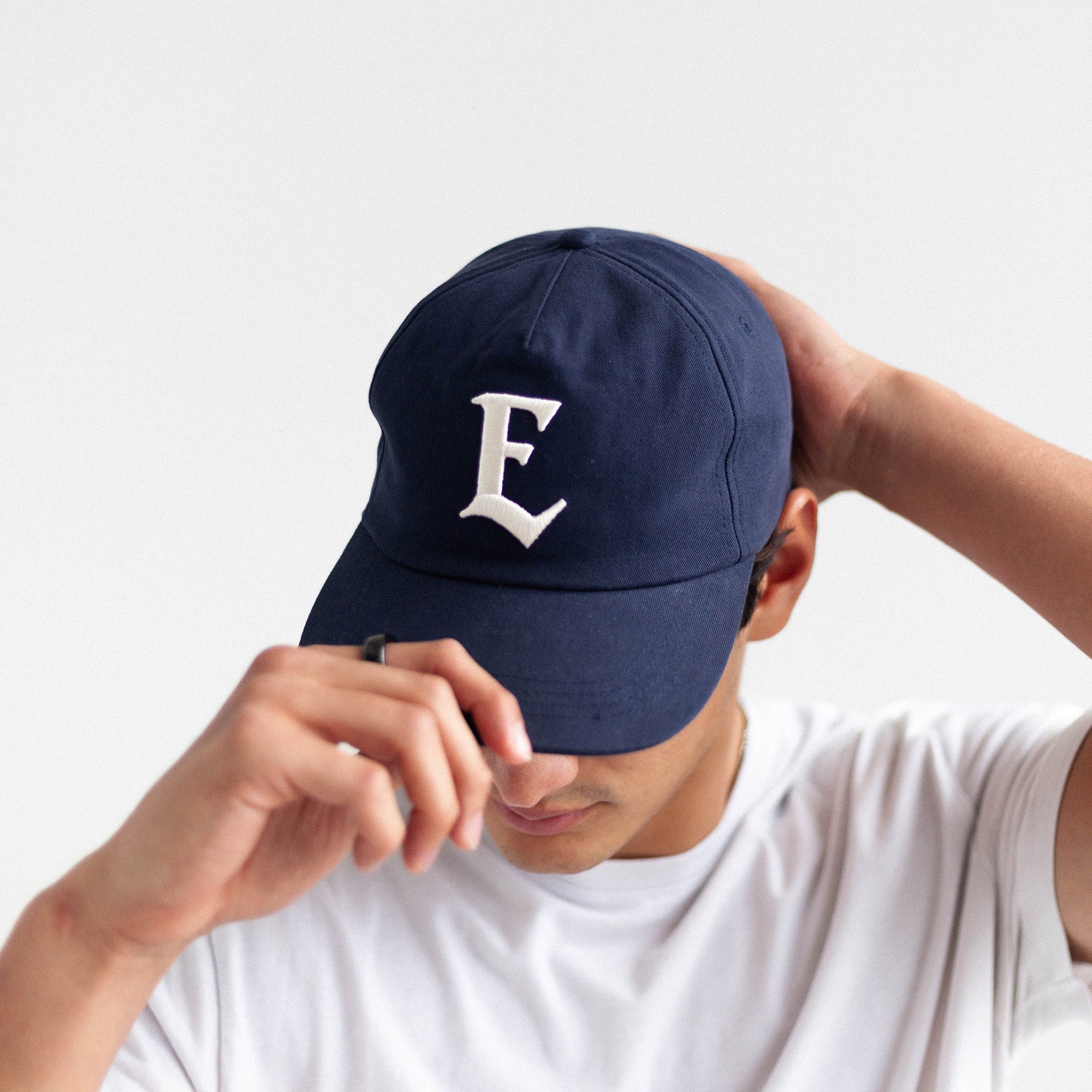 Monogram Hat (Navy)